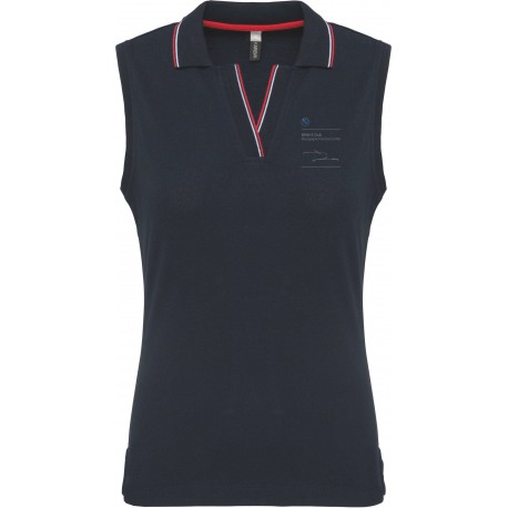 Polo sans manches Femme BFC