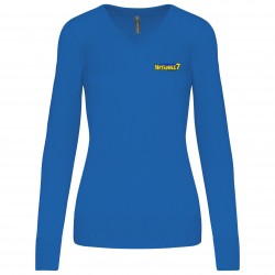 Pull Col V Femme N7