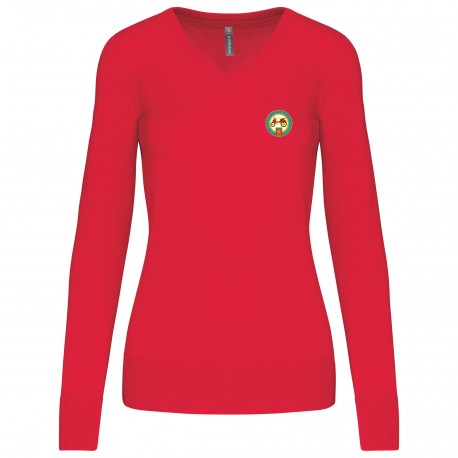 Pull col V Femme Epoqu'Auto