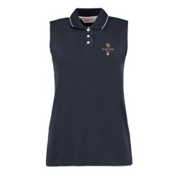 Polo sans manches femme