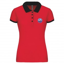 Polo bicolore Femme Honda