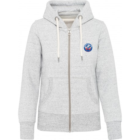 Sweatshirt à capuche zippée Femme Honda