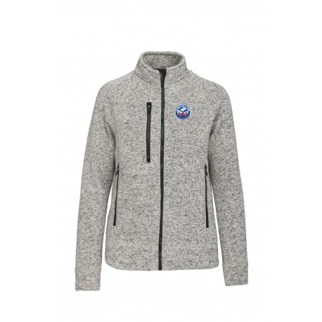 Veste zippée chiné Femme Honda