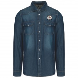 Chemise denim Homme Autro-rétro