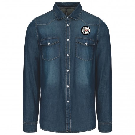 Chemise denim Homme Autro-rétro