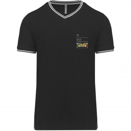 Tee-shirt piqué col V Homme BMW Auto Collection