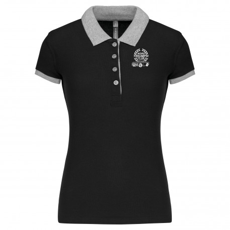 Polo piqué bicolore femme Triump