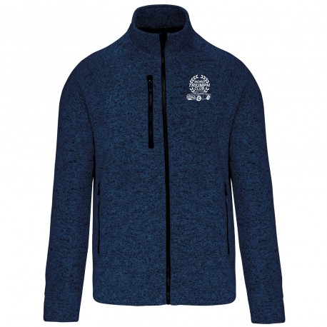 Veste zippée chinée homme Triumph