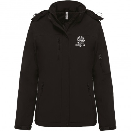 Parka softshell doublée capuche femme Triumph