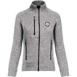 Veste zippée chinée femme Mercedes