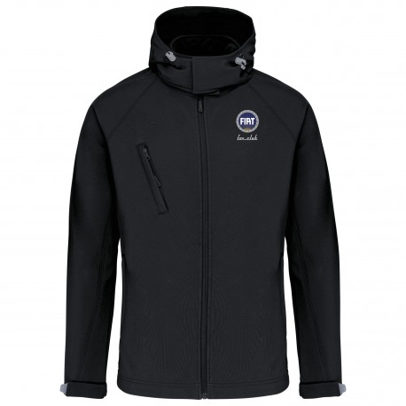 Veste softshell à capuche amovible homme Fiat