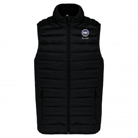 bodywarmer gilet sans manches enfant avec broderie fiat
