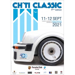 Affiche A4 Ch'Ti Classic 2018 Porsche Club Tourcoing