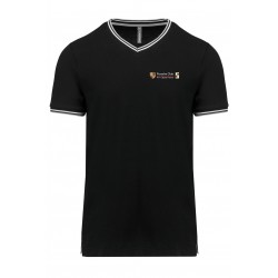 Tee shirt col V maille piquée Homme 911