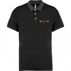 Polo jersey bicolore Homme