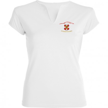 Tee shirt V Femme Porsche Savoie