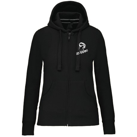 Sweat capuche zippé Femme "Les Forbans"