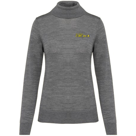 Pull col roulé Mérinos Femme Le Club 404