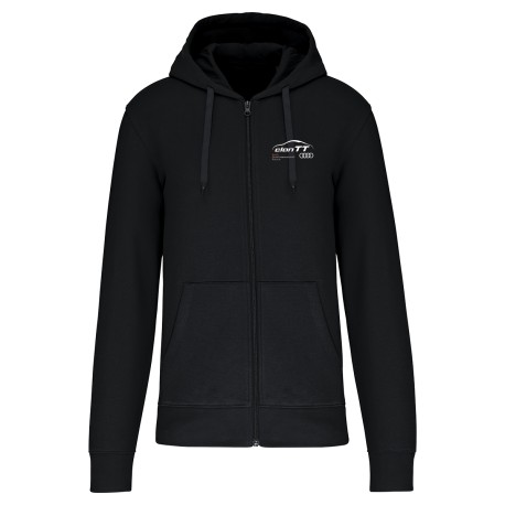 Sweat-shirt écoresponsable zippé à capuche femme Audi – Clan TT