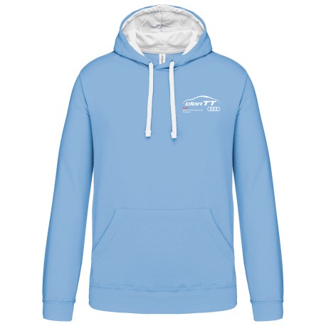 Sweat capuche contrastée Homme Audi