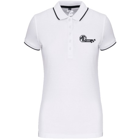 Polo manches courtes Femme MG 100 ans – MG Safety Fast !