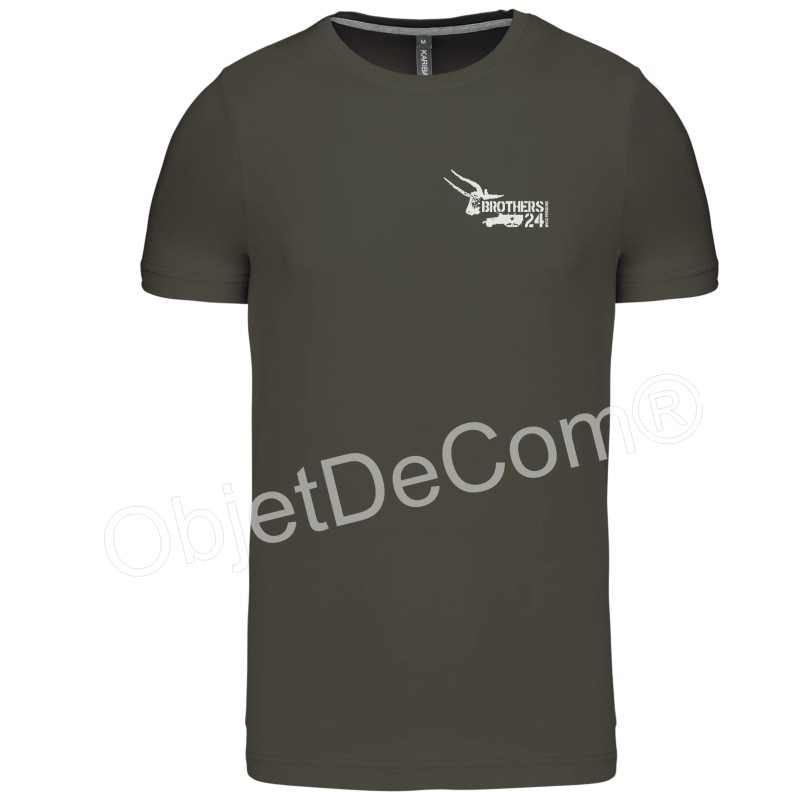 Tee shirt 180gr Col O Homme MVCG Périgord