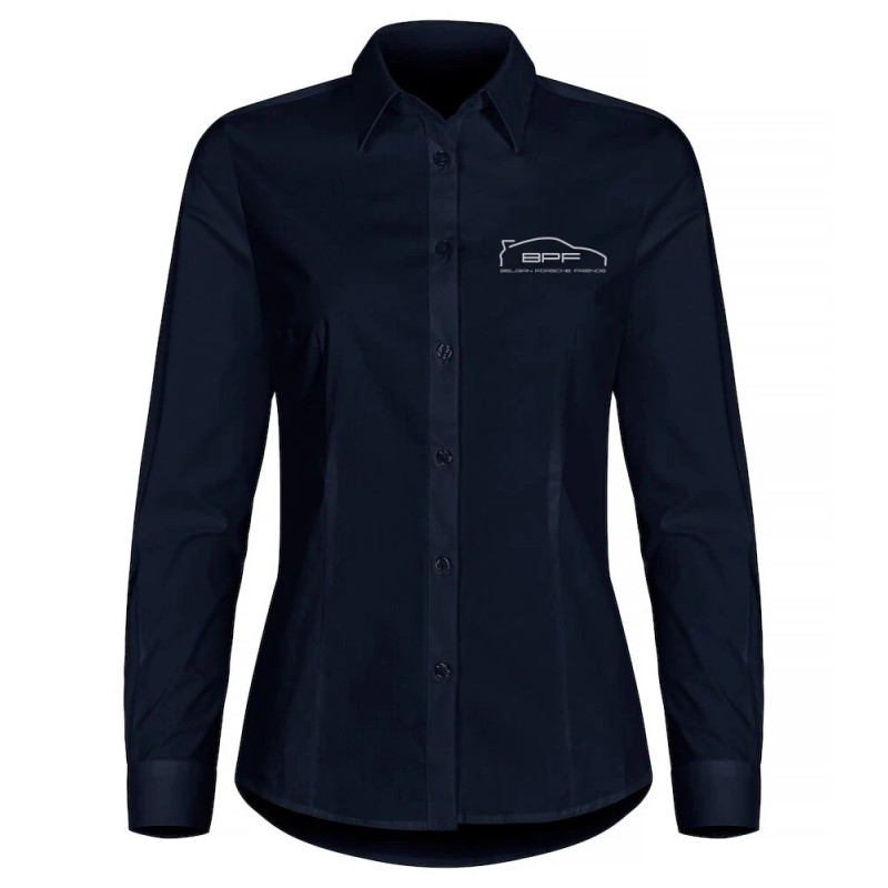 Pull Mérino Col V Femme BPF – Belgian Porsche Friends