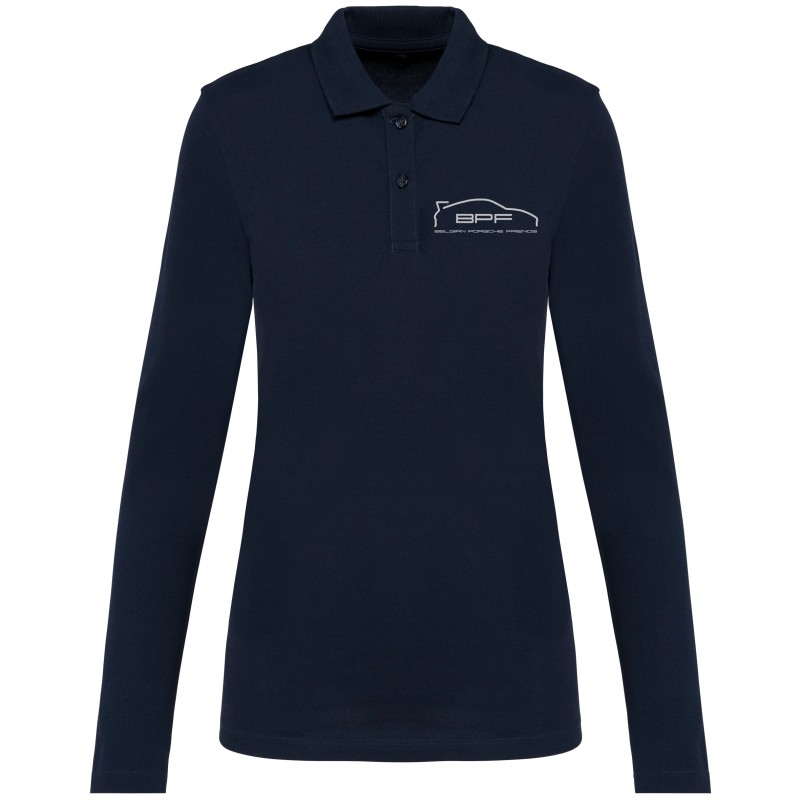 Pull Mérino Col V Femme BPF – Belgian Porsche Friends