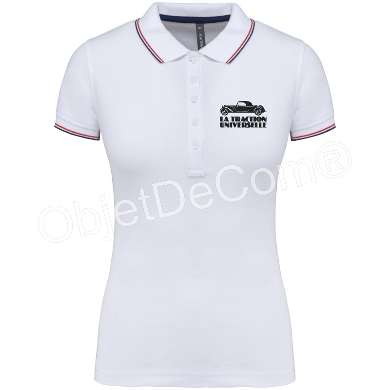 Polo contrasté Femme Traction Outlet