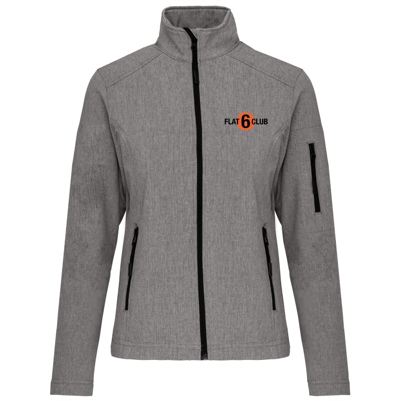 Veste softshell Femme Flat6 Club