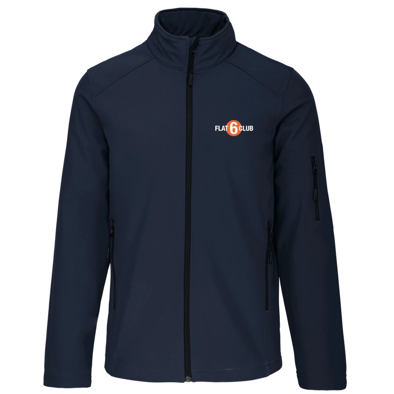 Veste softshell Homme Flat6 Club – Flat6 Club