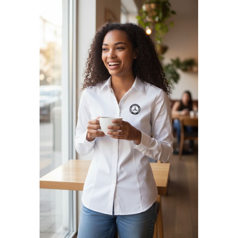 Pull col V femme Mercedes – Club Mercedes-Benz France