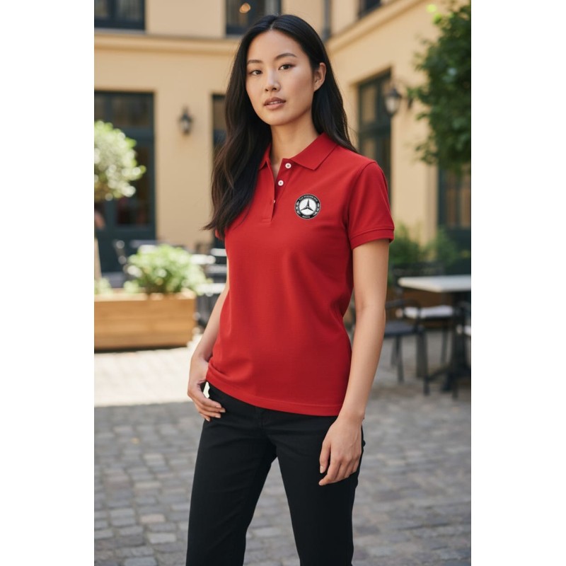 Polo Stretch Premium Femme Mercedes