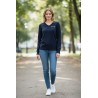 Pull col V femme MG