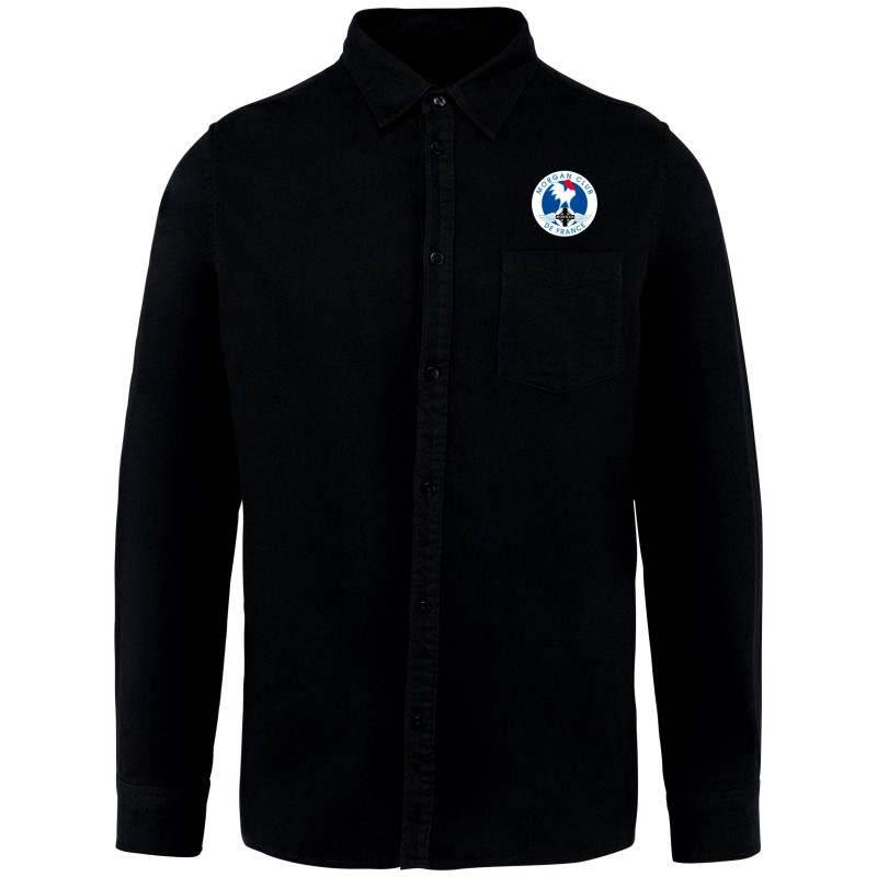 Chemise écoresponsable en flanelle Homme Morgan – Morgan Club de France