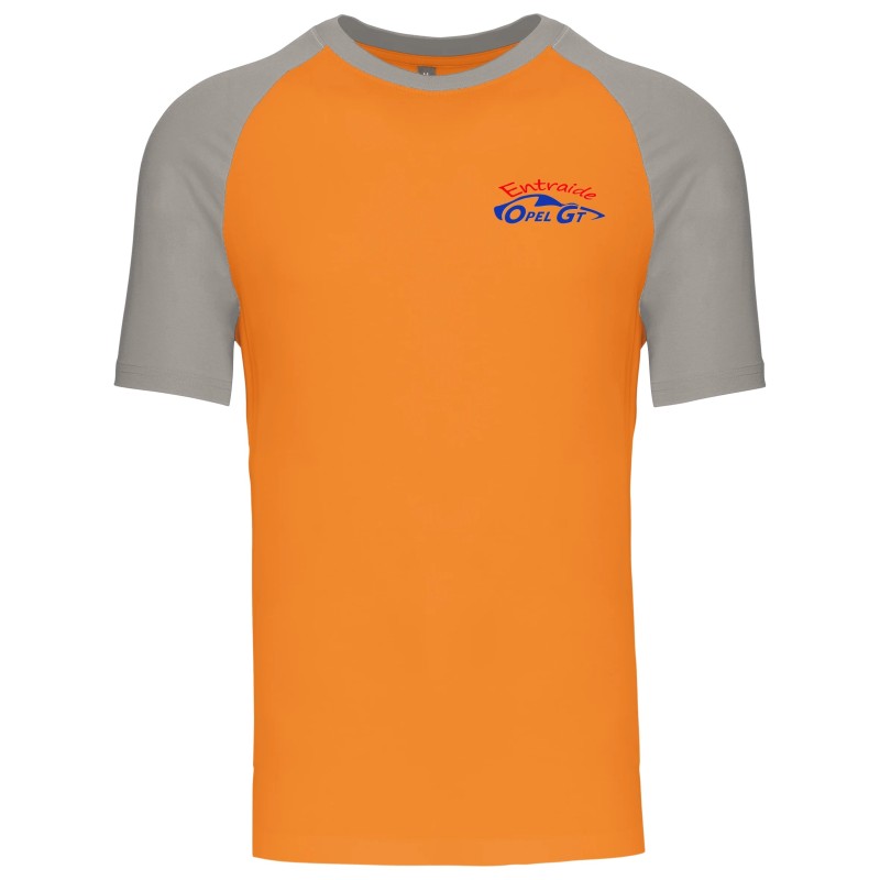 Tee shirt bicolore unisexe Opel GT