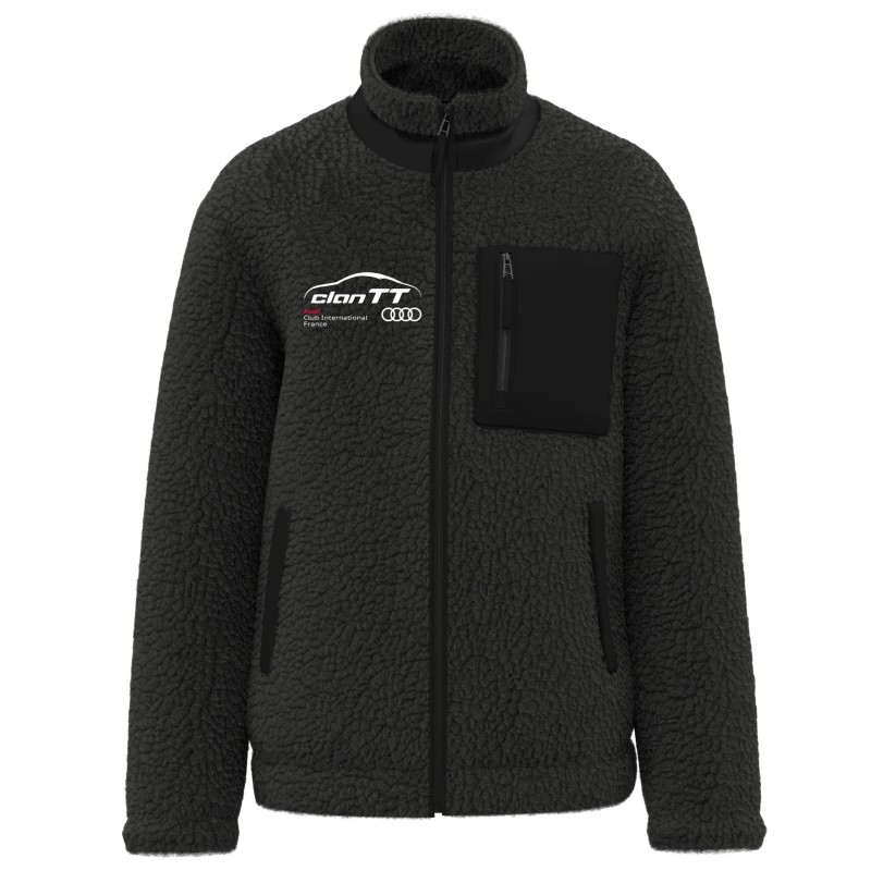 Veste écoresponsable en sherpa unisexe Audi Clan TT – Clan TT