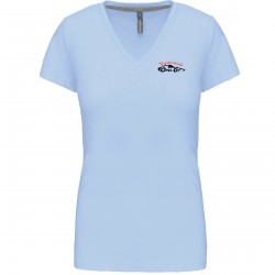 Tee shirt col V Femme Opel GT