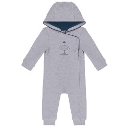 Grenouillère bébé avec capuche Armorique