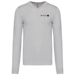 Pull col V homme 914