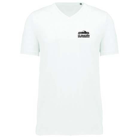 Tee shirt Supima col V Homme Traction