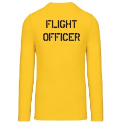 Tee shirt jaune Flight Officer