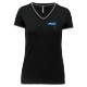 Tee shirt col V maille piquée Femme CCP