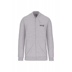 Sweat Homme molleton zippé E21