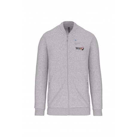 Sweat Homme molleton zippé E21