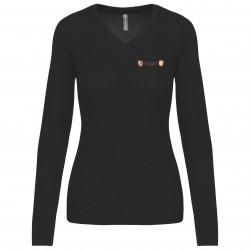 Pull col V Femme Normandie