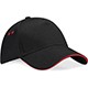 Casquette noir/classic red