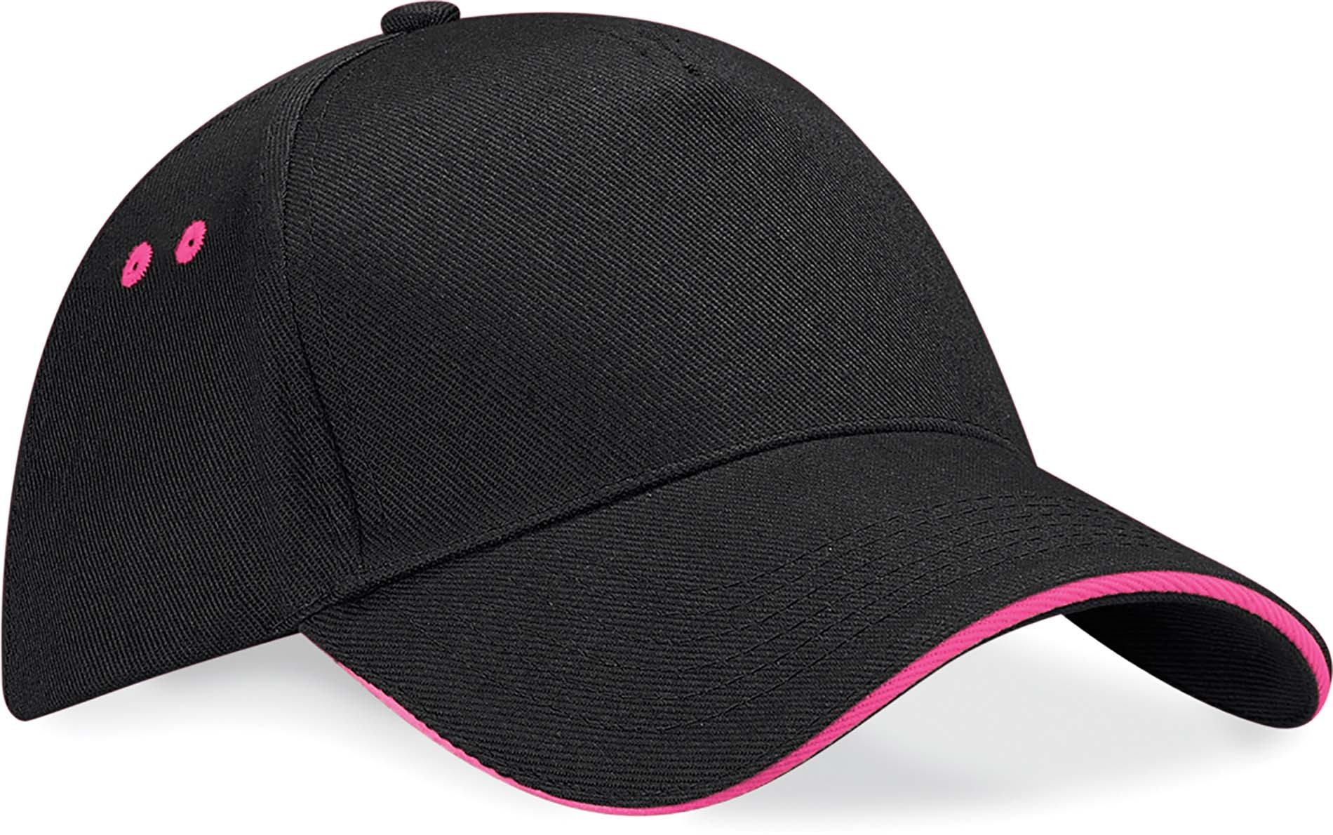 Casquette noir/fuchsia