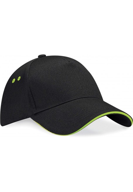 Casquette noir/lime green