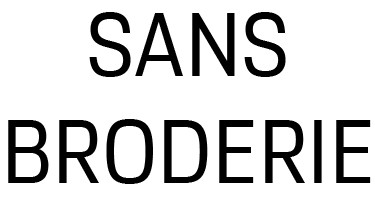 Sans Broderie dos